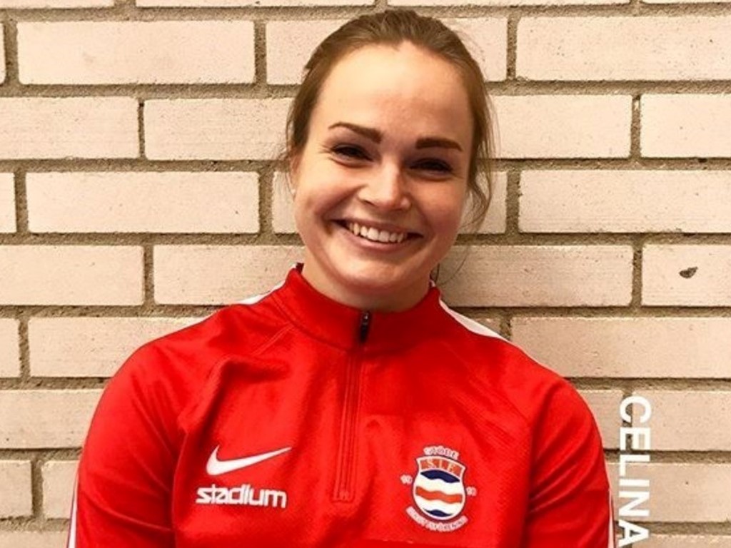 Celina Berglund var säkerheten själv i Stödes mittförsvar.