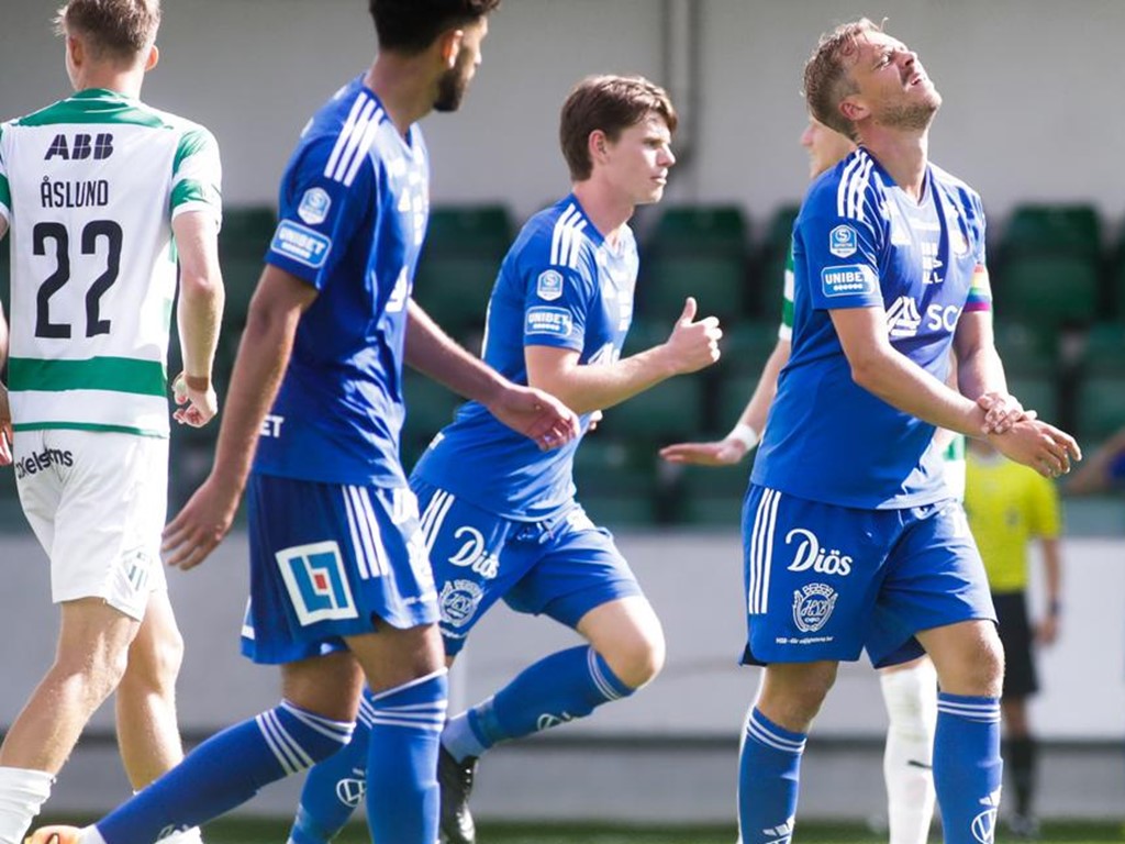 Det blev en tung 1-3-förlust mot Västerås Sport för GIF Sundsvall när Superettan körde igång igen efter det dryga månadslånga uppehållet. Foto: Mats Andersson, Bildbyrån.