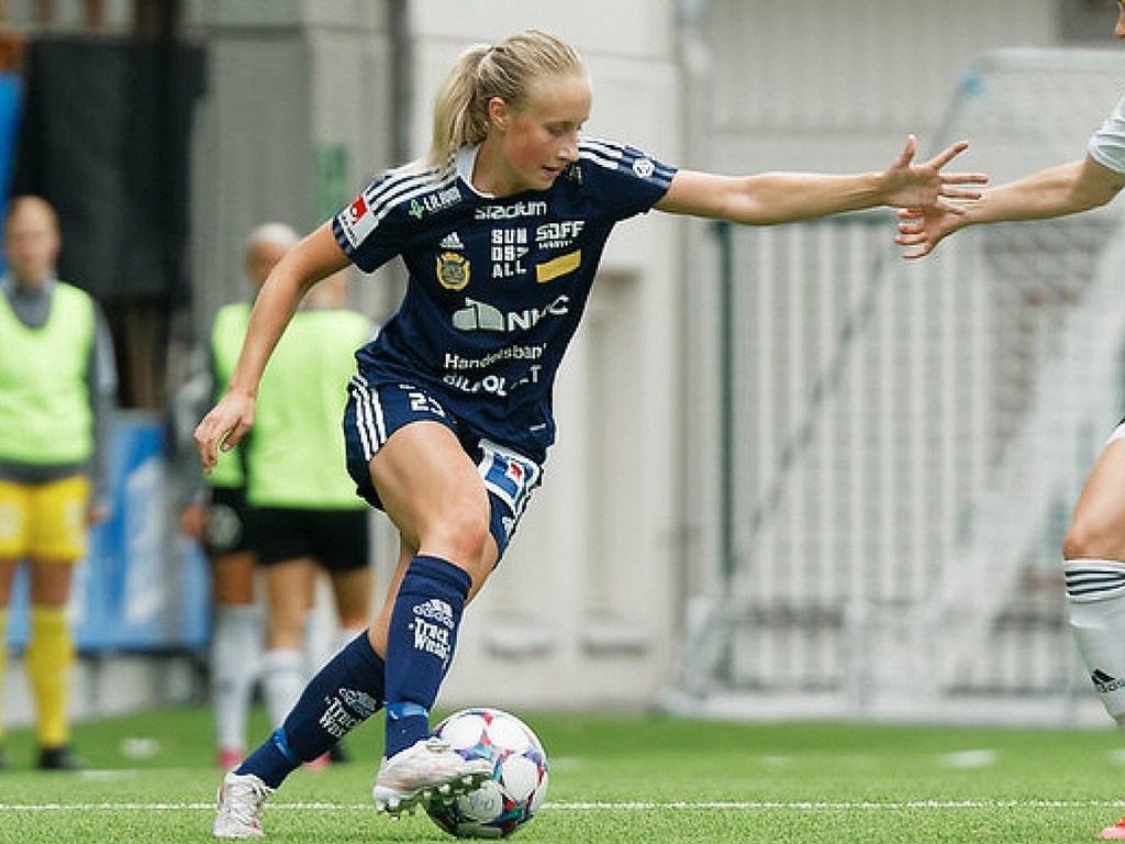 Ida Åkerlund lämnar SDFF för Eskilstuna United. Foto: SDFF:s hemsida.