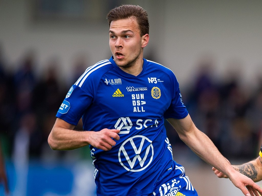 Anton Eriksson lämnar GIF Sundsvall för IFK Norrköping. Foto: Anders Thorsell, sundsvallsbilder.com.