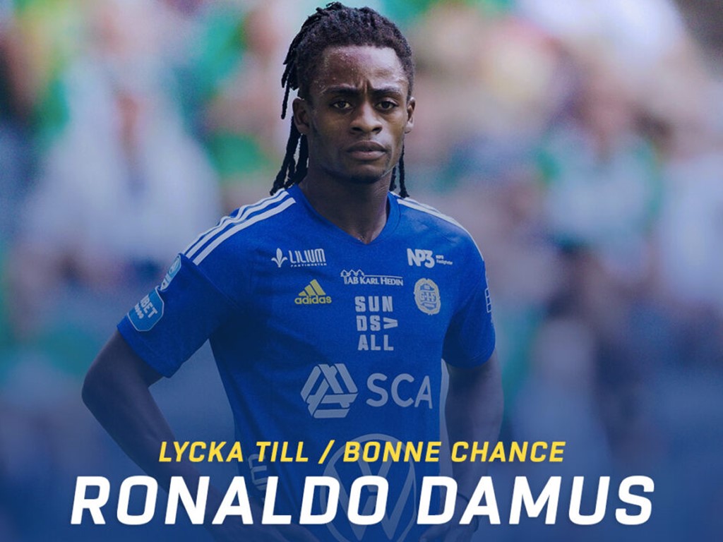 Ronaldo Damus. Foto: GIF Sundsvall.