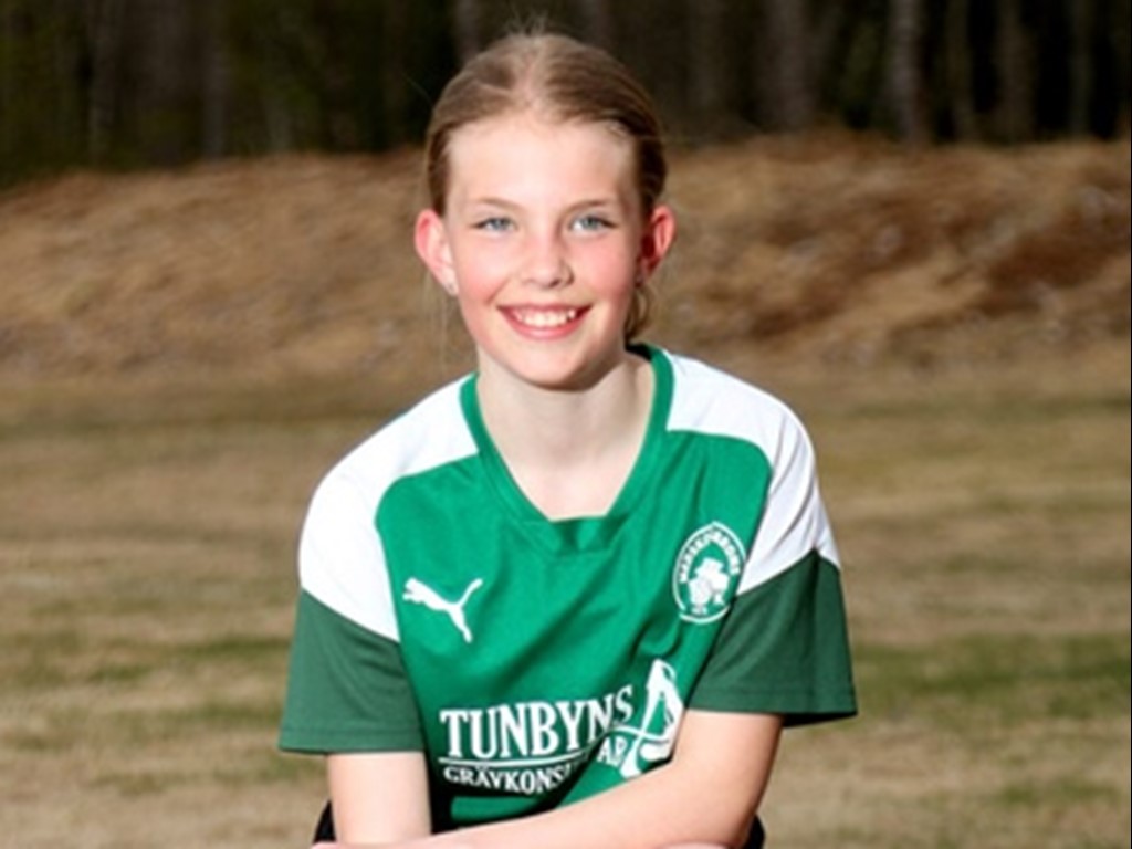 14-åriga Ida Haag satte Medskogs 2-0-mål.