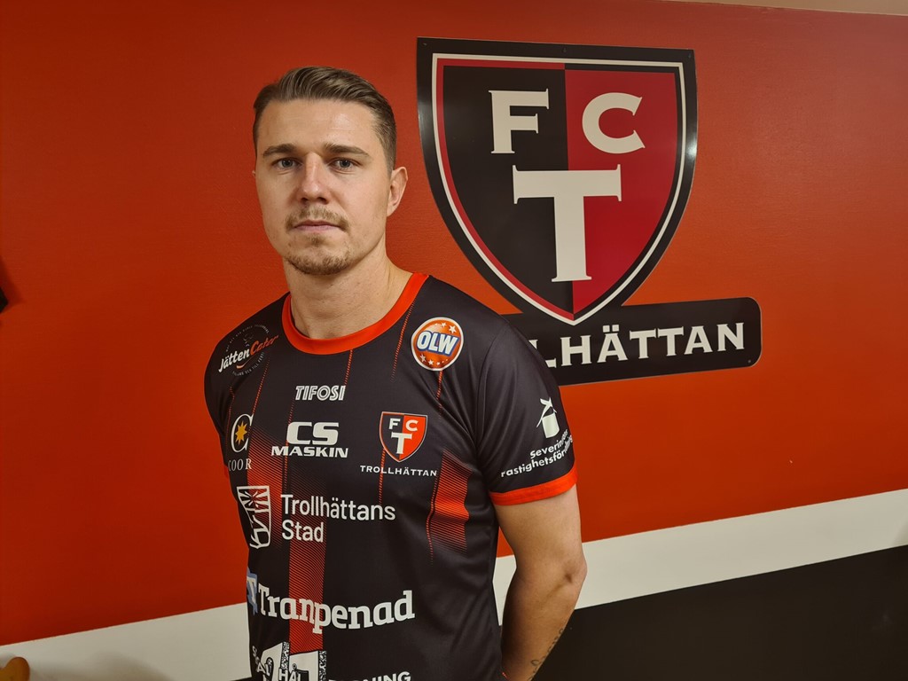 Det blev bara en säsong i GIF Sundsvall för mittbacken Fredrik Lundgren. Ny klubb blir FC Trollhättan i Ettan Södra. Foto: FCT.